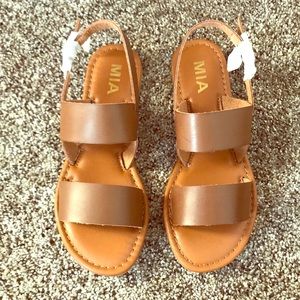 Mia Addison Cognac Sandals